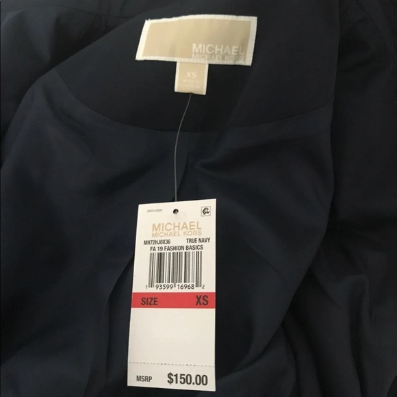 Michael Kors True Navy coat - Picture 3 of 7